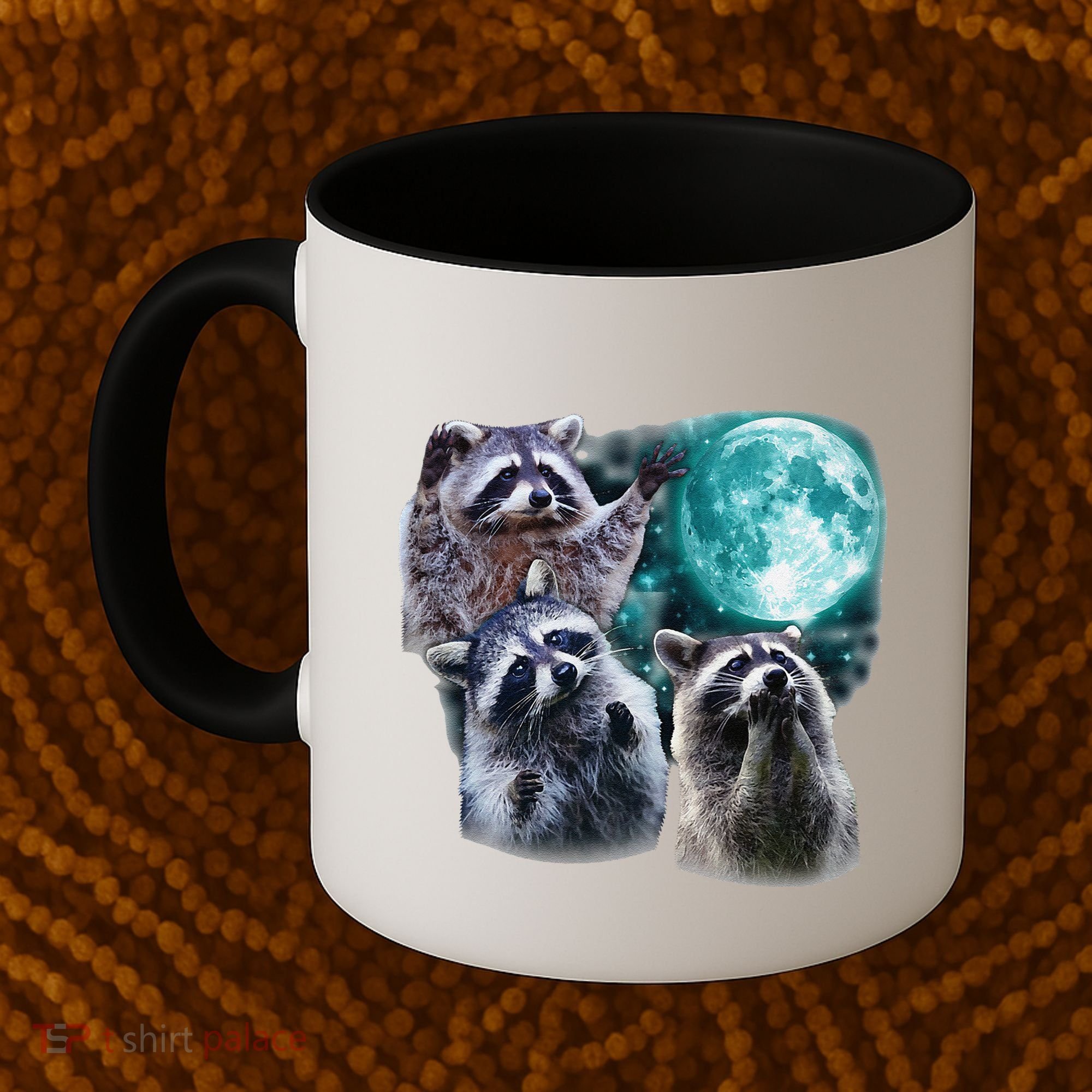 Funny Raccoon Boxer Trash Money We Gettin Rich Coffee Mug