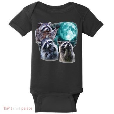 Funny Raccoon Boxer Trash Money We Gettin Rich Baby Bodysuit