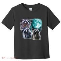 Funny Raccoon Boxer Trash Money We Gettin Rich Toddler T-Shirt thumb 0