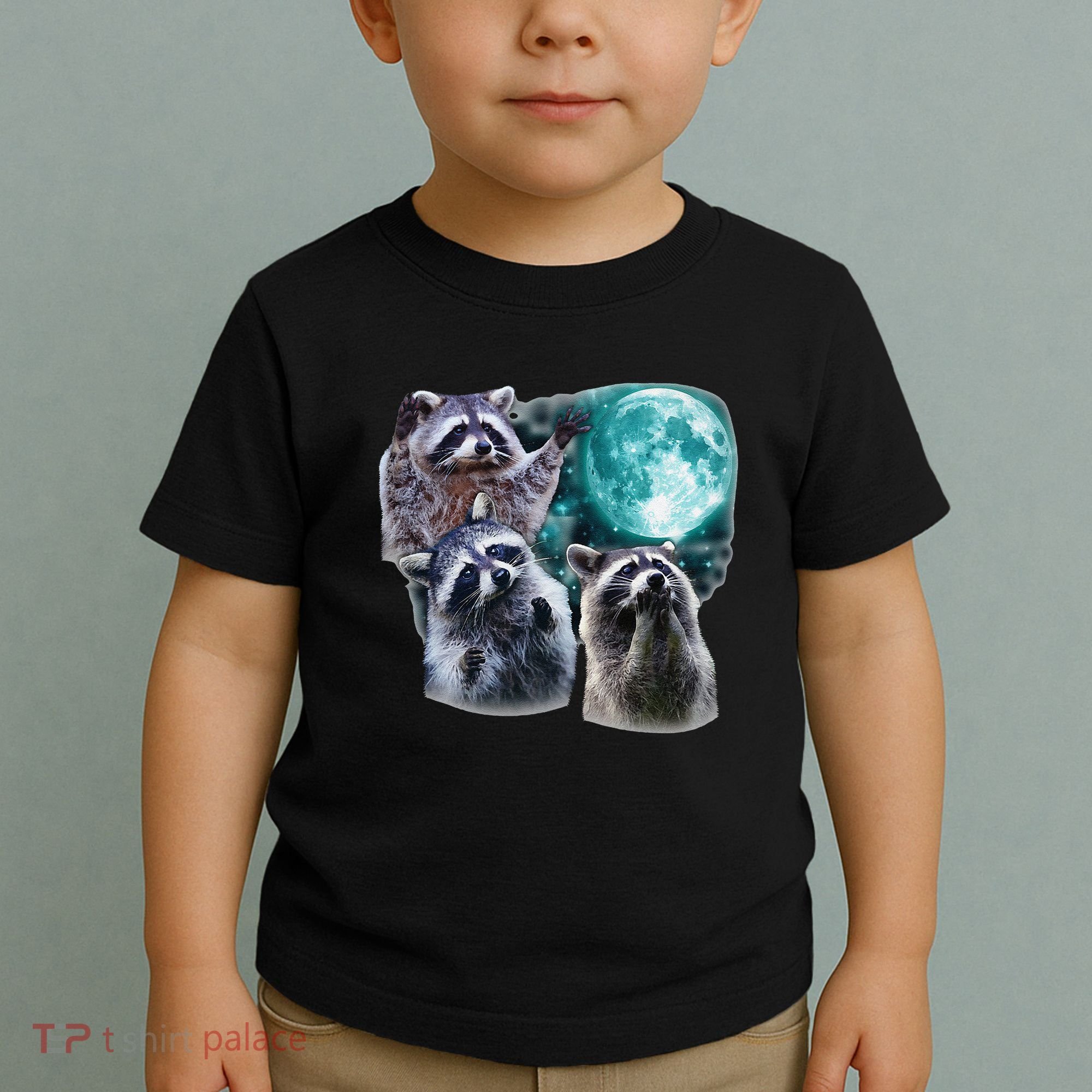 Funny Raccoon Boxer Trash Money We Gettin Rich Toddler T-Shirt
