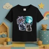 Funny Raccoon Boxer Trash Money We Gettin Rich Toddler T-Shirt thumb 3