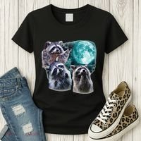 Funny Raccoon Boxer Trash Money We Gettin Rich Women's T-Shirt thumb 3