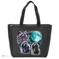 Funny Raccoon Boxer Trash Money We Gettin Rich Tote Bag thumb 0