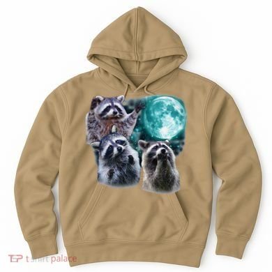 Funny Raccoon Boxer Trash Money We Gettin Rich Hoodie