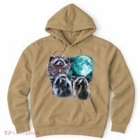 Funny Raccoon Boxer Trash Money We Gettin Rich Hoodie thumb 0