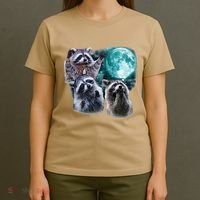 Funny Raccoon Boxer Trash Money We Gettin Rich T-Shirt thumb 4
