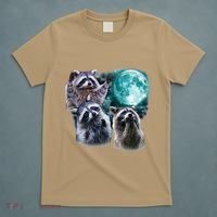 Funny Raccoon Boxer Trash Money We Gettin Rich T-Shirt thumb 5