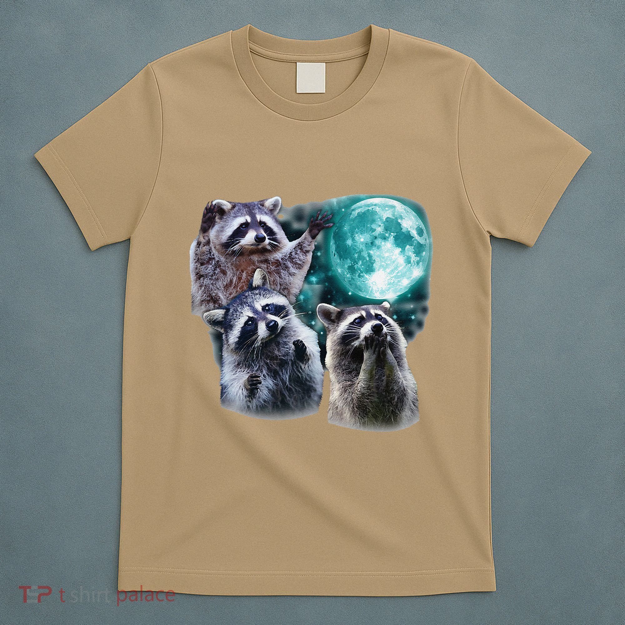 Funny Raccoon Boxer Trash Money We Gettin Rich T-Shirt