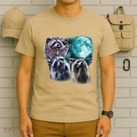 Funny Raccoon Boxer Trash Money We Gettin Rich T-Shirt thumb 6