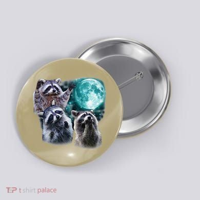 Funny Raccoon Boxer Trash Money We Gettin Rich Button