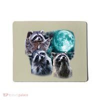 Funny Raccoon Boxer Trash Money We Gettin Rich Mousepad thumb 0