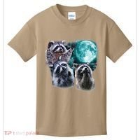 Funny Raccoon Boxer Trash Money We Gettin Rich Kids T-Shirt thumb 0