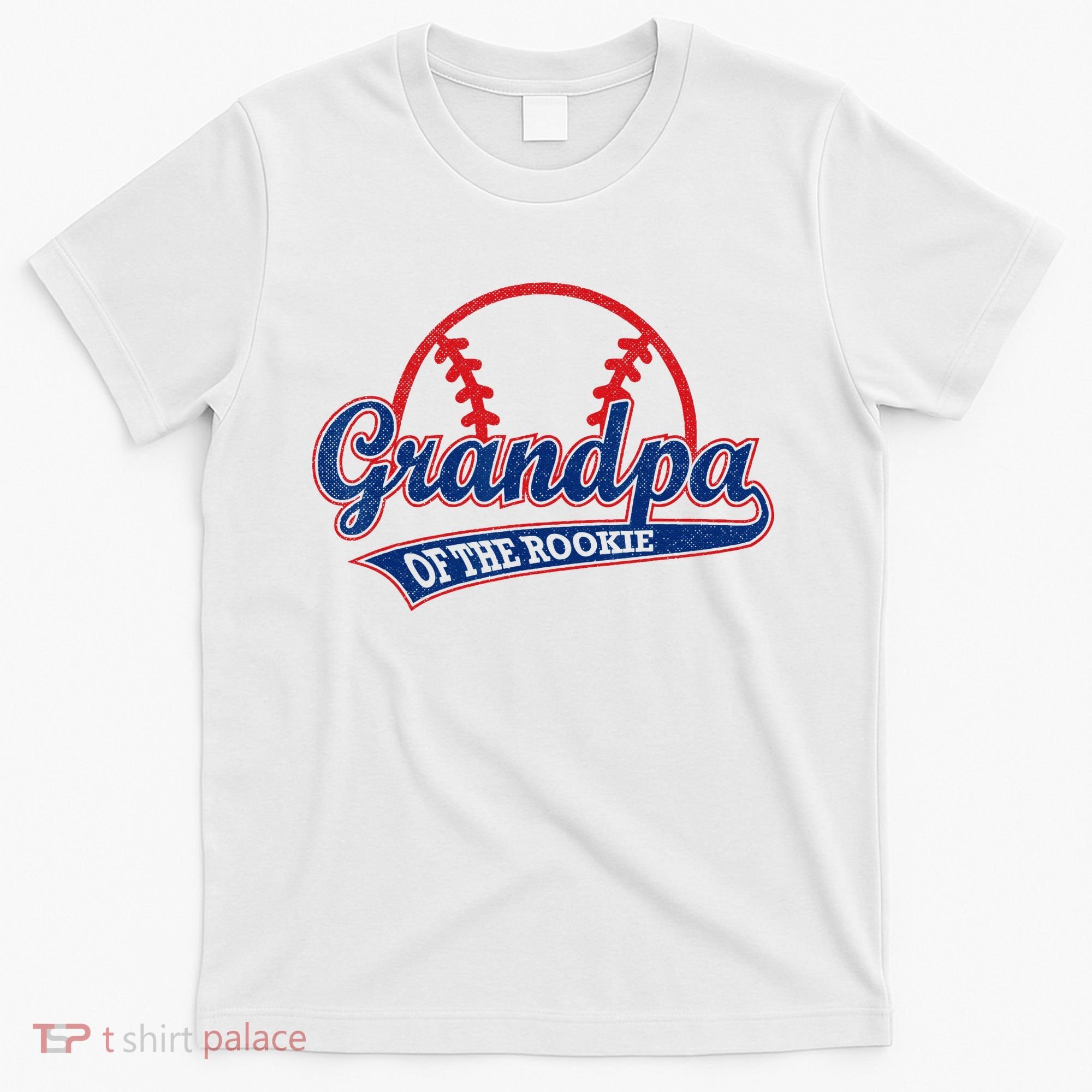 Funny Retro Baseball Grandpa Of The Rookie T-Shirt