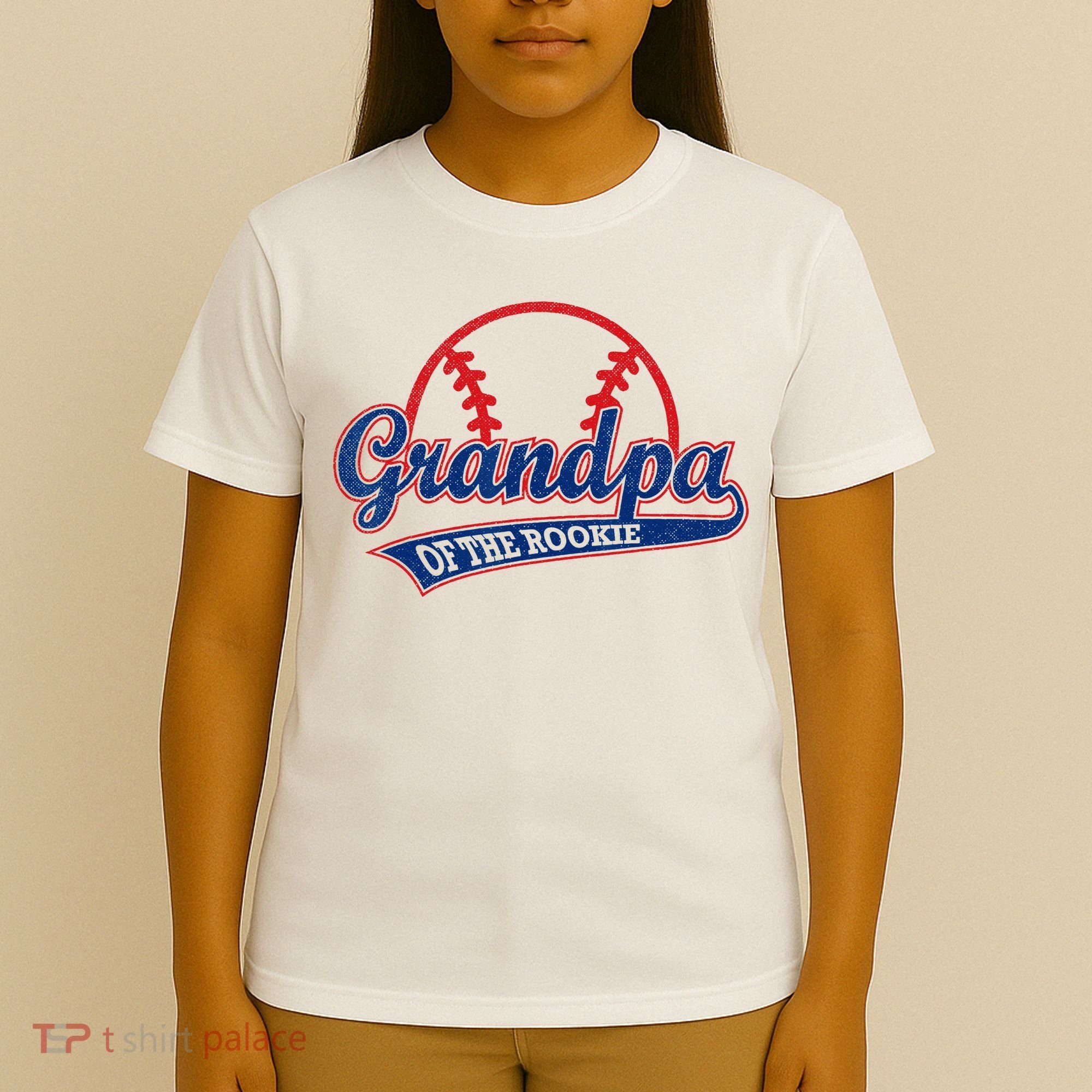 Funny Retro Baseball Grandpa Of The Rookie T-Shirt