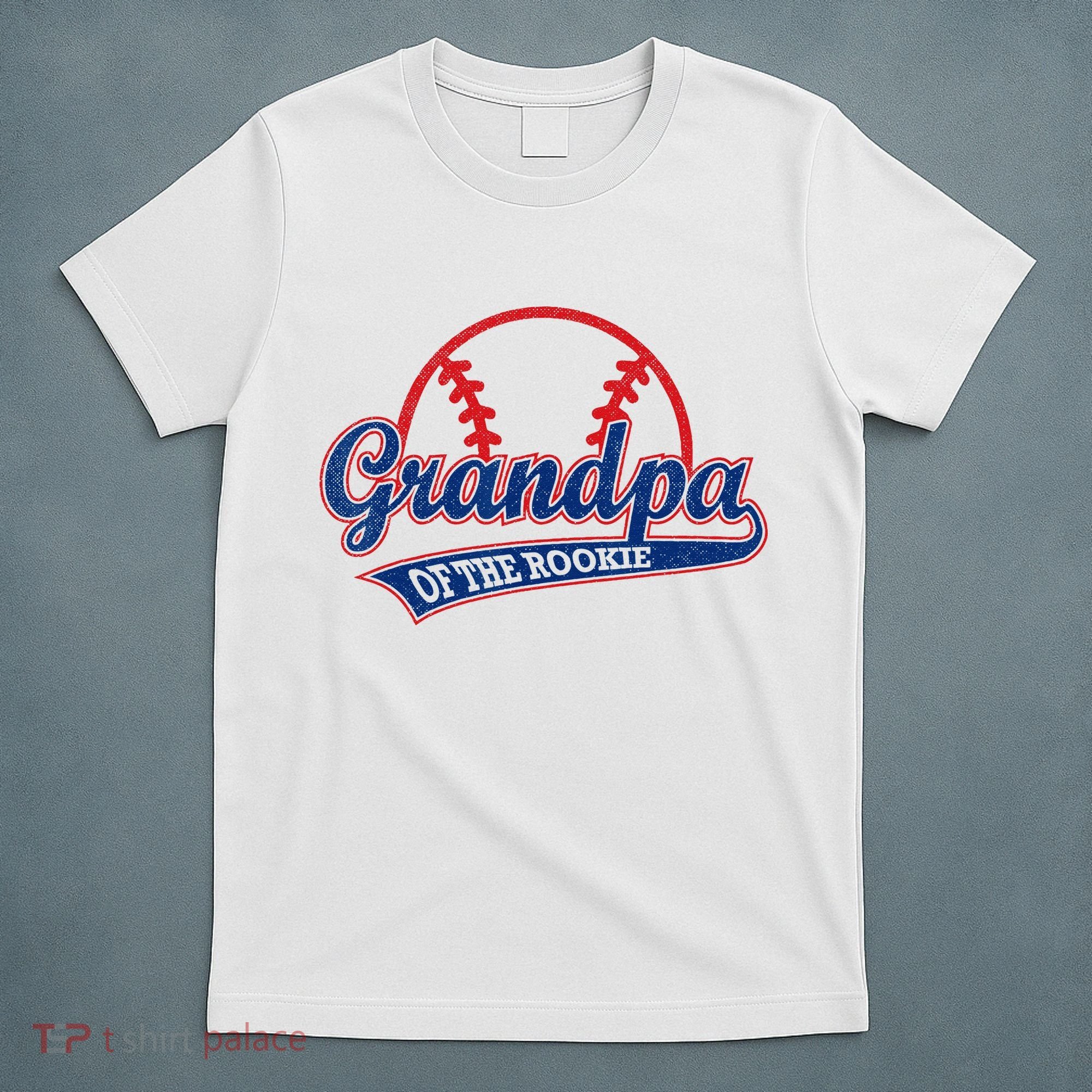 Funny Retro Baseball Grandpa Of The Rookie T-Shirt