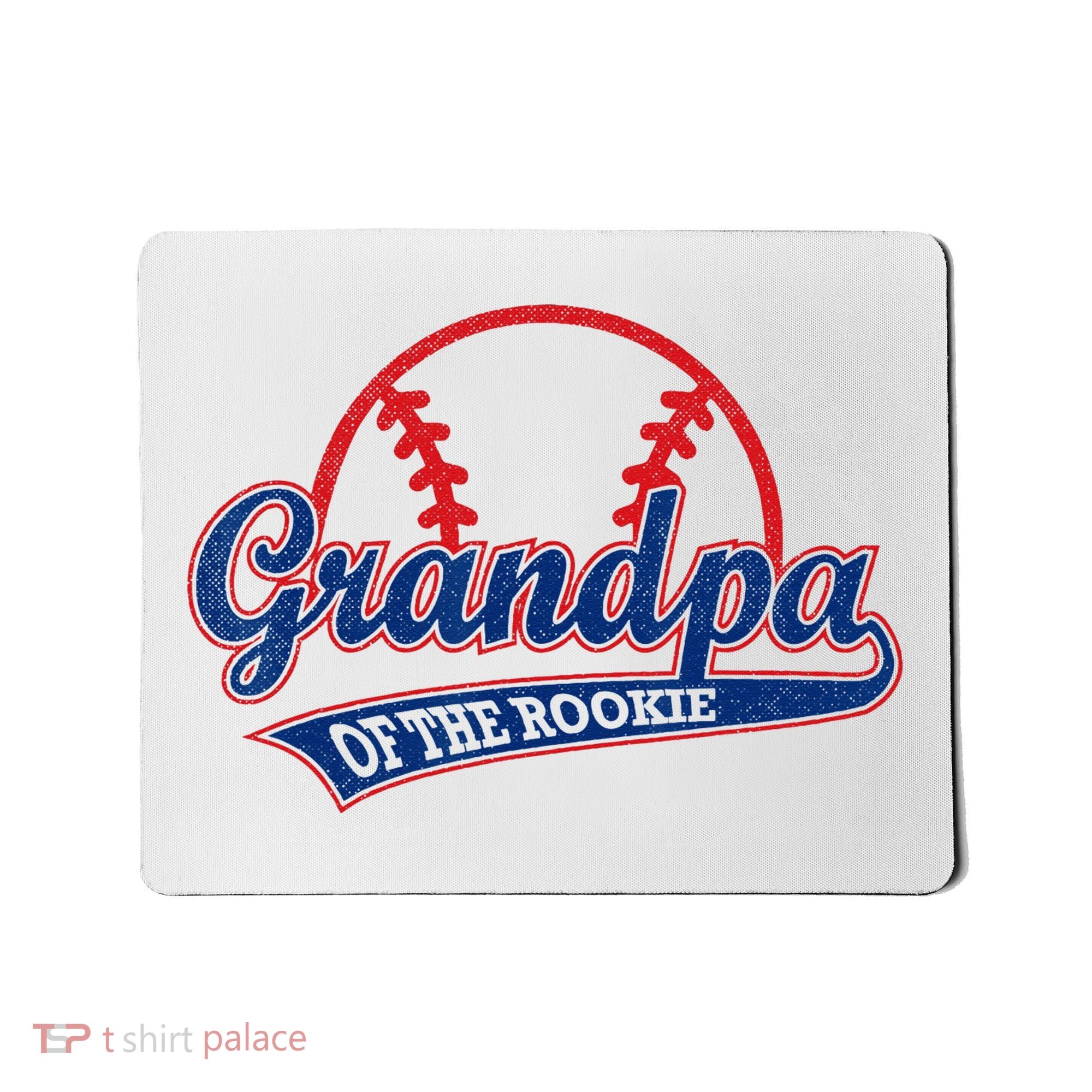 Funny Retro Baseball Grandpa Of The Rookie Mousepad