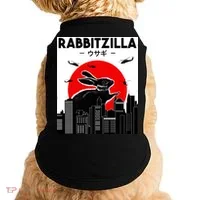 Funny Rabbit Bunny Rabbit RabbitZilla Doggie Tank thumb 0