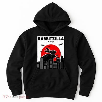 Funny Rabbit Bunny Rabbit RabbitZilla Hoodie