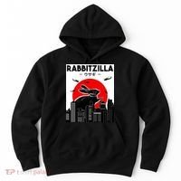 Funny Rabbit Bunny Rabbit RabbitZilla Hoodie thumb 0