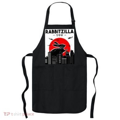 Funny Rabbit Bunny Rabbit RabbitZilla Apron