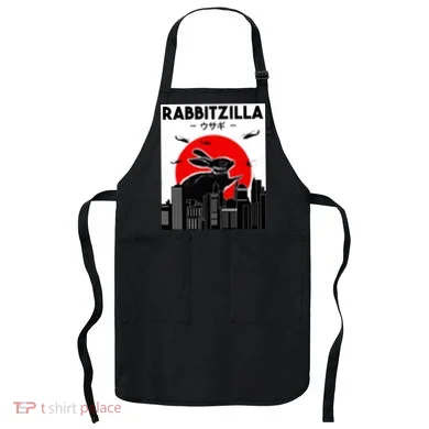 Funny Rabbit Bunny Rabbit RabbitZilla Apron