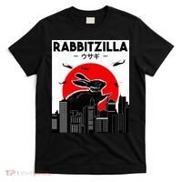 Funny Rabbit Bunny Rabbit RabbitZilla T-Shirt thumb 0