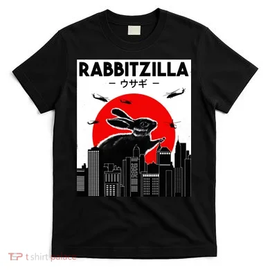 Funny Rabbit Bunny Rabbit RabbitZilla T-Shirt