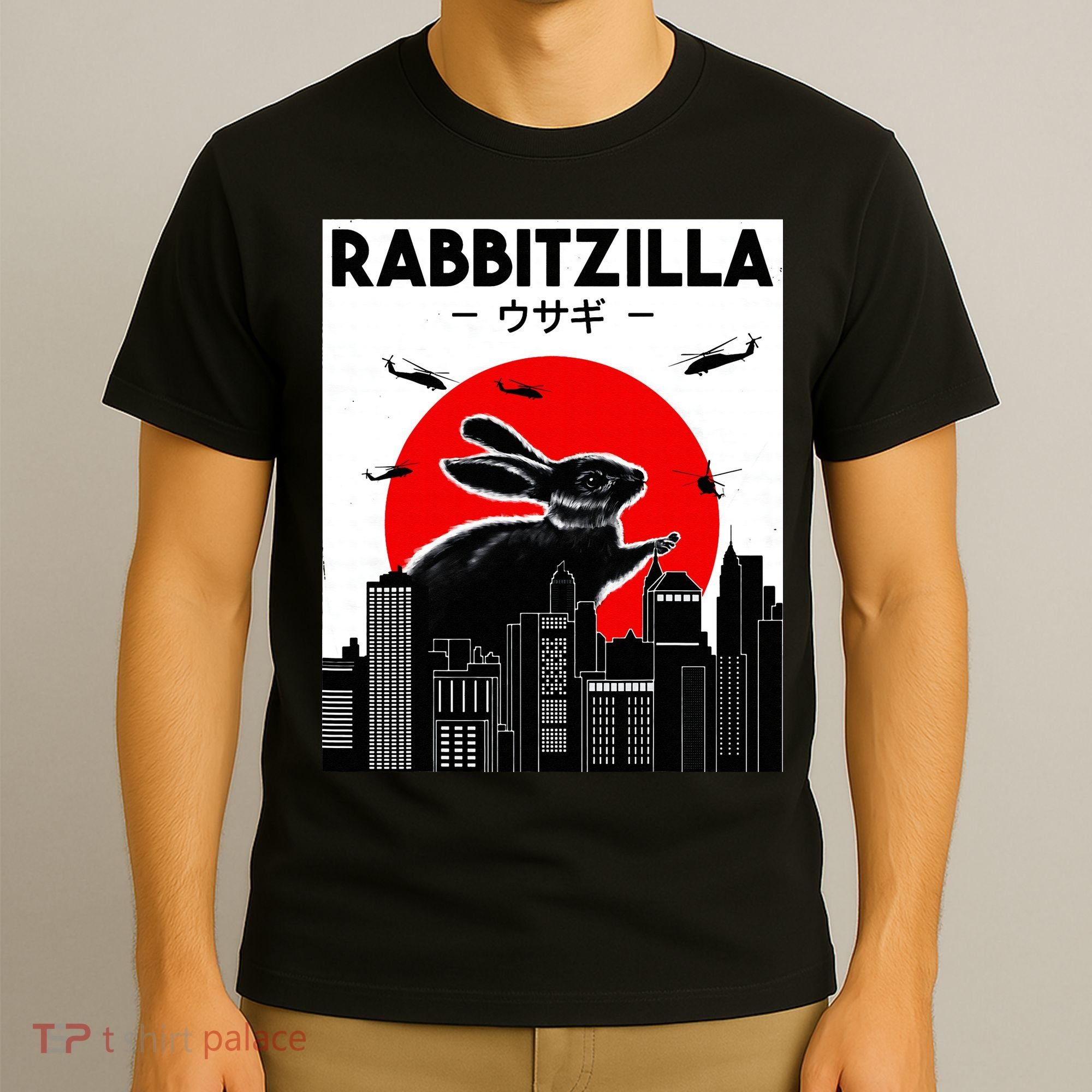 Funny Rabbit Bunny Rabbit RabbitZilla T-Shirt
