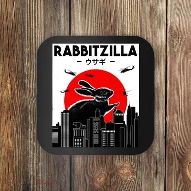 Funny Rabbit Bunny Rabbit RabbitZilla Coaster