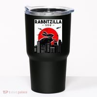 Funny Rabbit Bunny Rabbit RabbitZilla Tumbler thumb 0