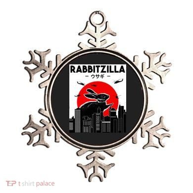 Funny Rabbit Bunny Rabbit RabbitZilla Ornament