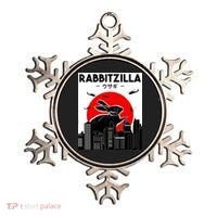 Funny Rabbit Bunny Rabbit RabbitZilla Ornament thumb 0