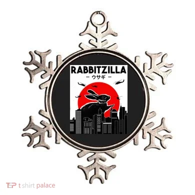 Funny Rabbit Bunny Rabbit RabbitZilla Ornament