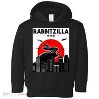 Funny Rabbit Bunny Rabbit RabbitZilla Toddler Hoodie thumb 0