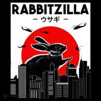 Funny Rabbit Bunny Rabbit RabbitZilla Kids Sweatshirt thumb 2