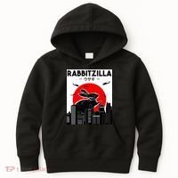 Funny Rabbit Bunny Rabbit RabbitZilla Kids Hoodie thumb 0