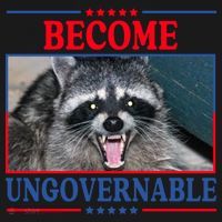 Funny Raccoon Become Ungovernable Coaster thumb 2