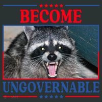 Funny Raccoon Become Ungovernable Infant Baby Jersey Bodysuit thumb 2