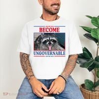 Funny Raccoon Become Ungovernable Comfort Colors T-Shirt thumb 3