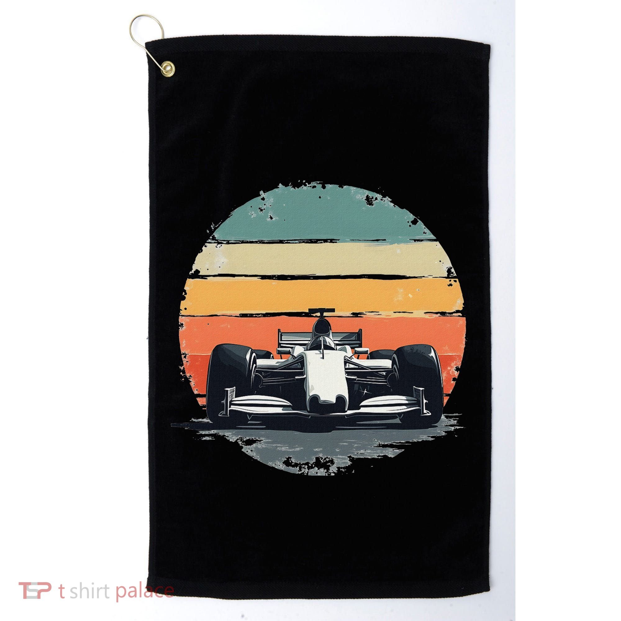 Formula Racing Car For Mechanic Enthusiasts Golf Towel