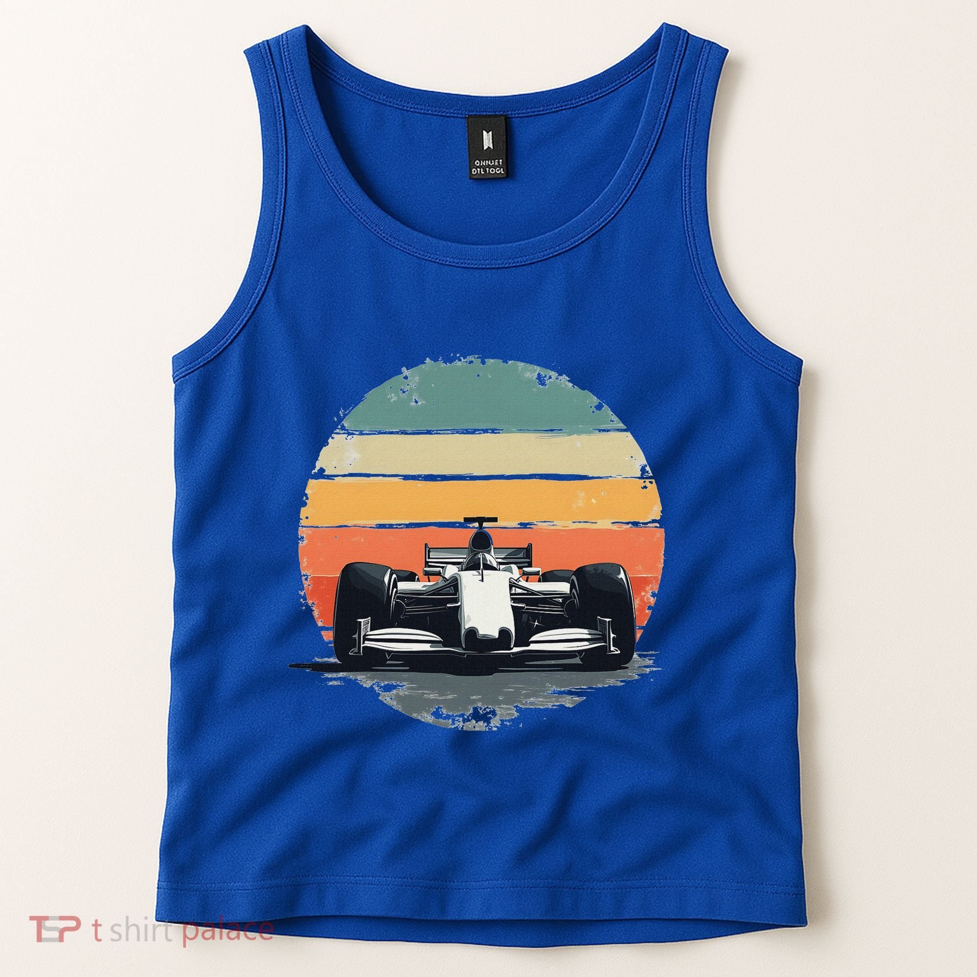 Formula Racing Car For Mechanic Enthusiasts Tank Top