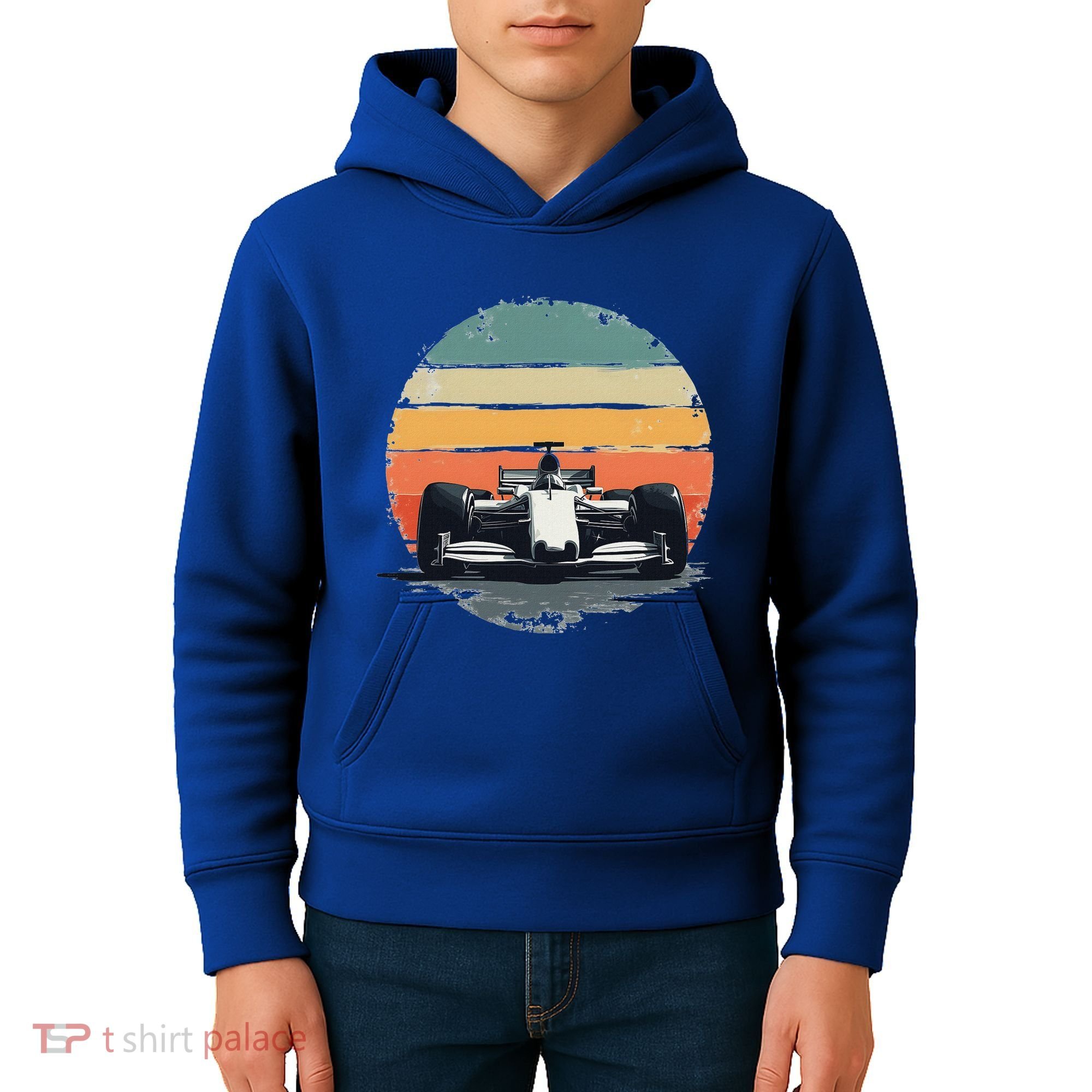 Formula Racing Car For Mechanic Enthusiasts Kids Hoodie