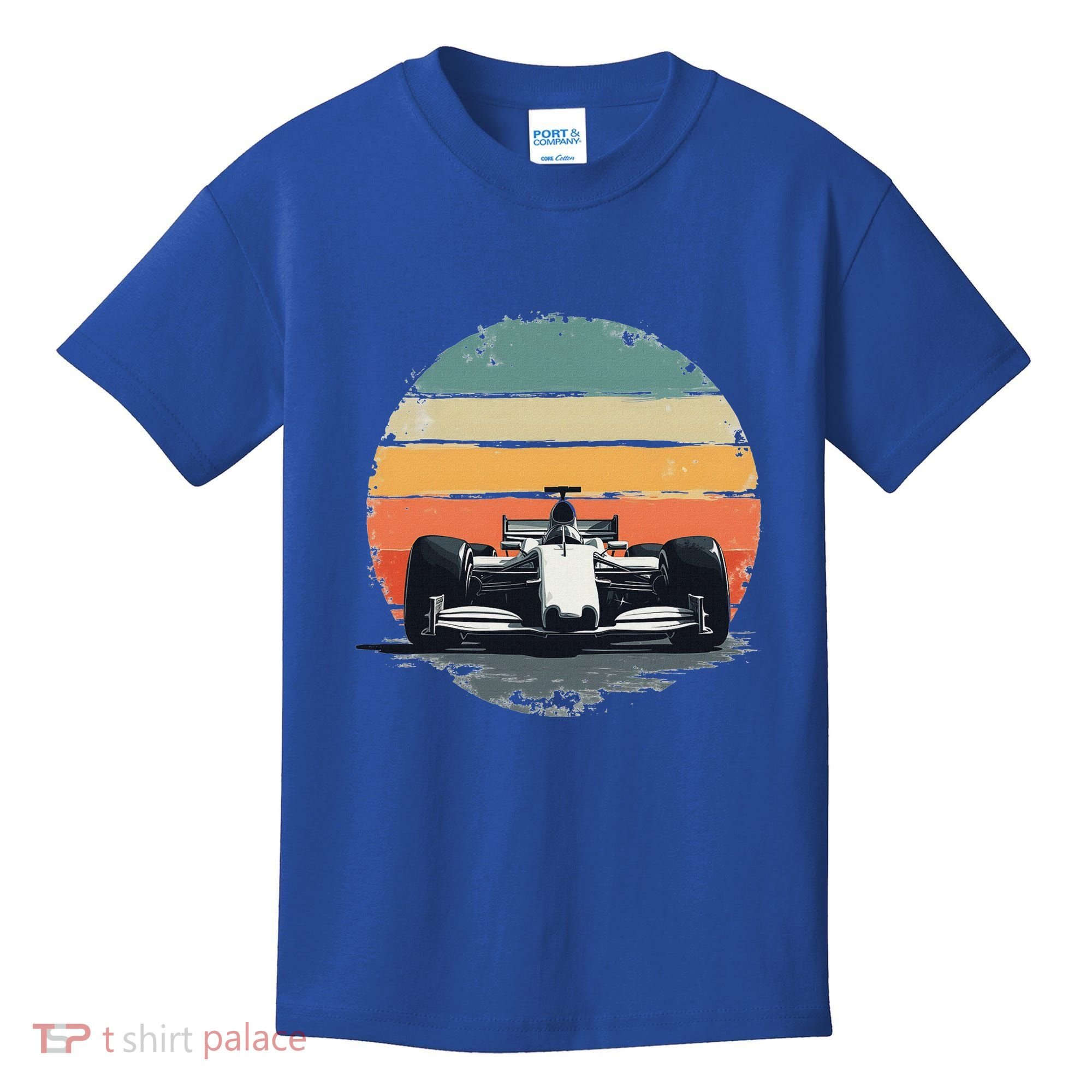 Formula Racing Car For Mechanic Enthusiasts Kids T-Shirt