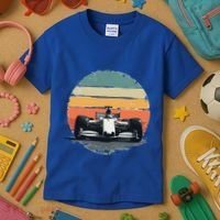 Formula Racing Car For Mechanic Enthusiasts Kids T-Shirt thumb 3