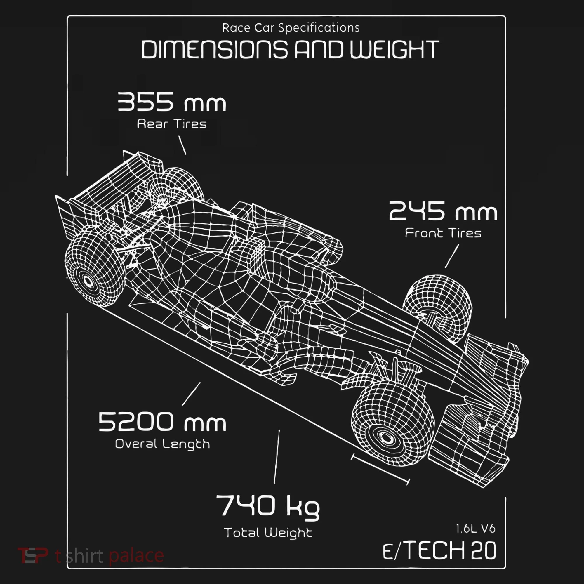 Formula Racing Car Schematic Engineer Team Fan Doggie Tank
