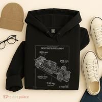 Formula Racing Car Schematic Engineer Team Fan Hoodie thumb 4