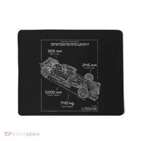 Formula Racing Car Schematic Engineer Team Fan Mousepad thumb 0