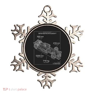 Formula Racing Car Schematic Engineer Team Fan Ornament