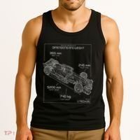 Formula Racing Car Schematic Engineer Team Fan Tank Top thumb 3