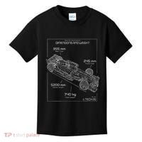 Formula Racing Car Schematic Engineer Team Fan Kids T-Shirt thumb 0